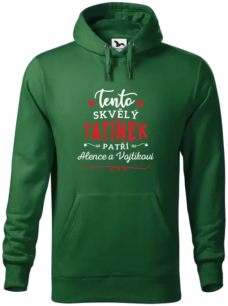 Pánská mikina Tento skvělý tatínek patří