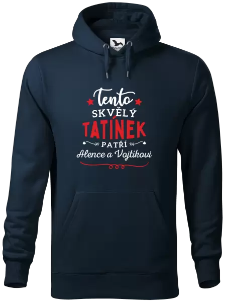 Pánská mikina Tento skvělý tatínek patří