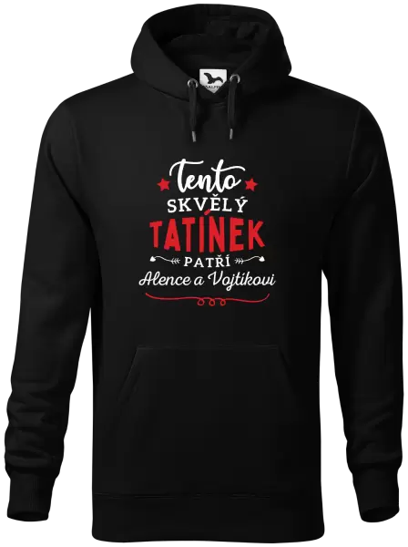 Pánská mikina Tento skvělý tatínek patří