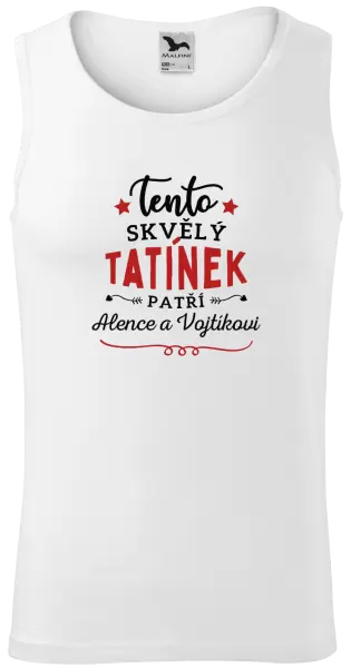 Pánské tílko Tento skvělý tatínek patří