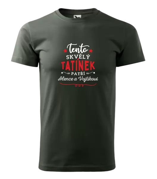 Pánské tričko Tento skvělý tatínek patří