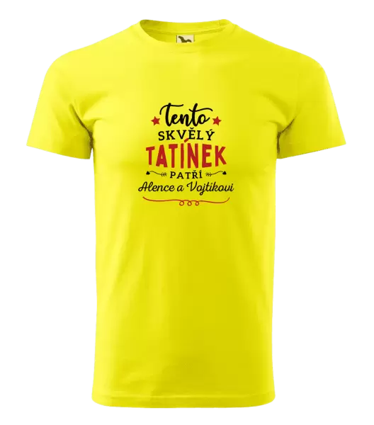 Pánské tričko Tento skvělý tatínek patří