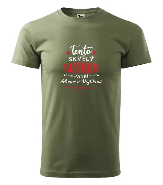 Pánské tričko Tento skvělý tatínek patří