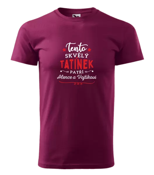 Pánské tričko Tento skvělý tatínek patří