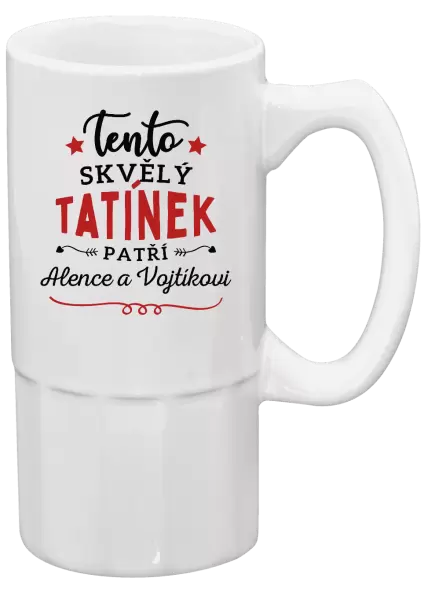 Půllitr Tento skvělý tatínek patří