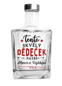 Skleněná láhev Tento skvělý dědeček patří