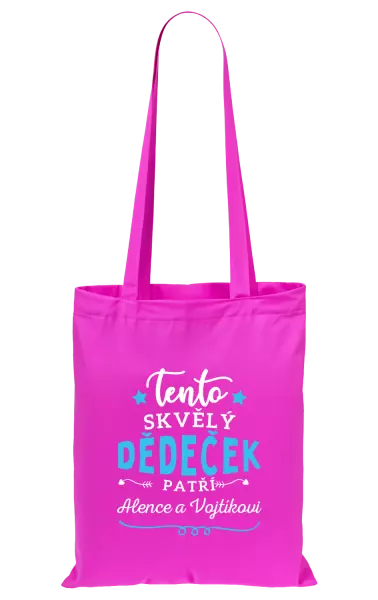 Látková taška Tento skvělý dědeček patří