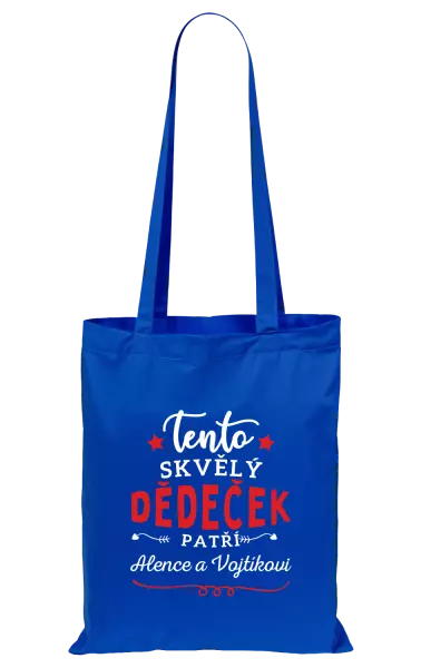 Látková taška Tento skvělý dědeček patří