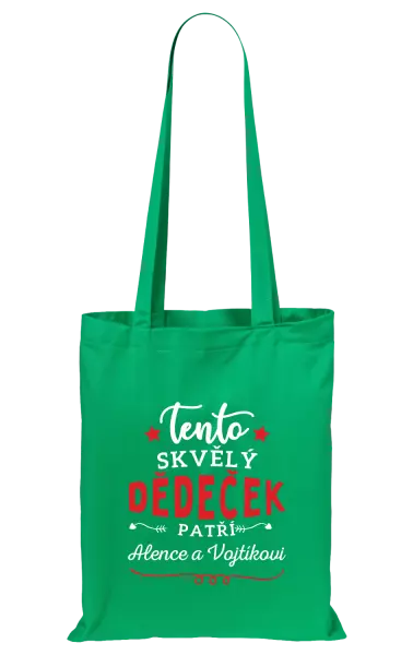Látková taška Tento skvělý dědeček patří