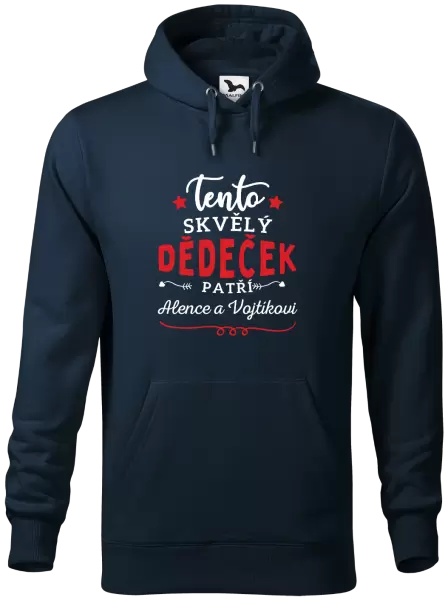Pánská mikina Tento skvělý dědeček patří