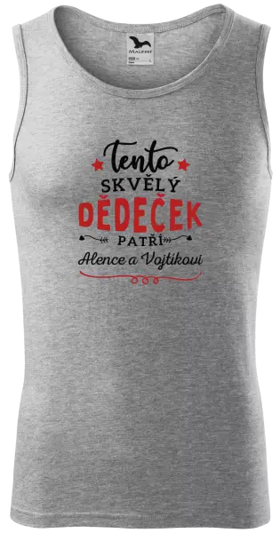 Pánské tílko Tento skvělý dědeček patří