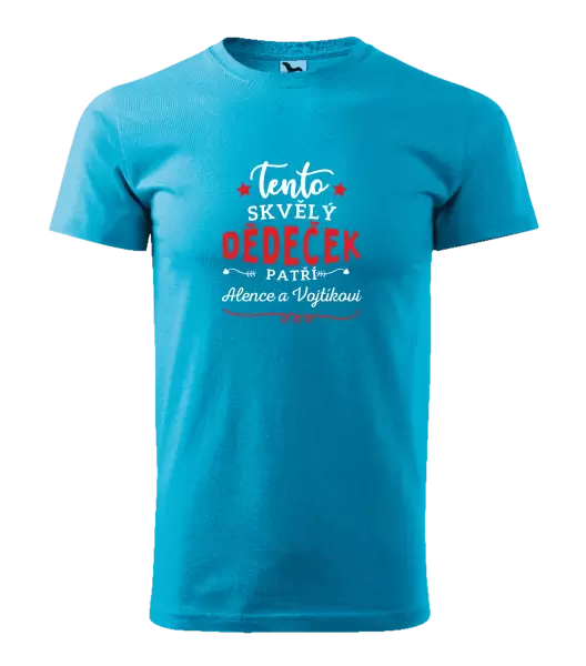 Pánské tričko Tento skvělý dědeček patří