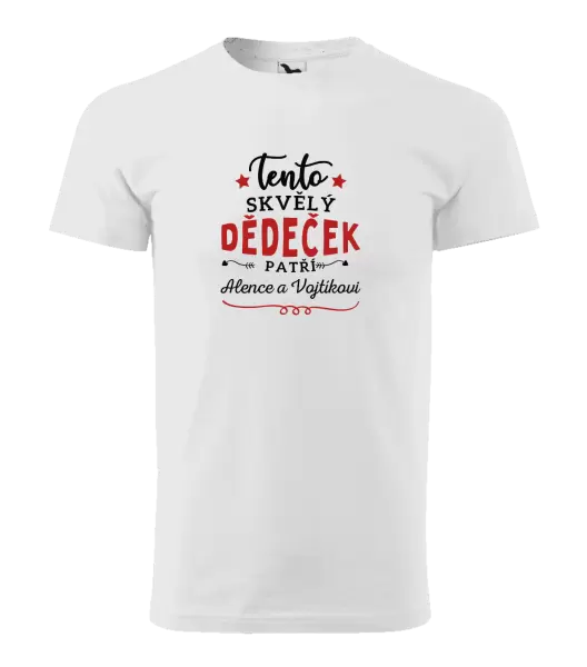 Pánské tričko Tento skvělý dědeček patří