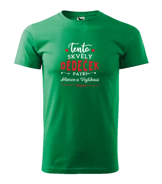 Pánské tričko Tento skvělý dědeček patří
