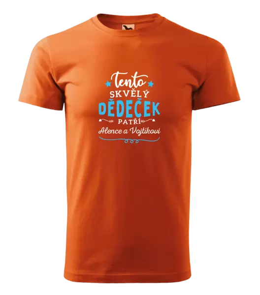Pánské tričko Tento skvělý dědeček patří