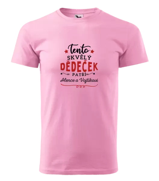 Pánské tričko Tento skvělý dědeček patří