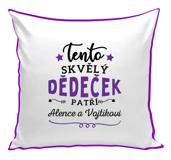 Polštář Tento skvělý dědeček patří