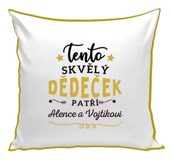 Polštář Tento skvělý dědeček patří