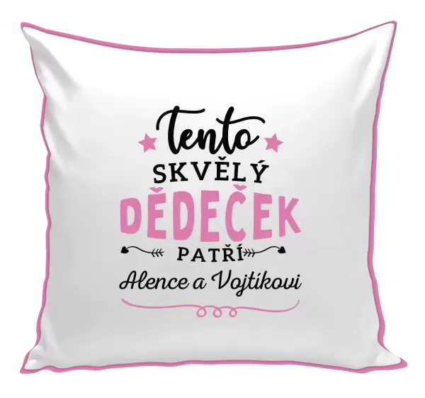 Polštář Tento skvělý dědeček patří