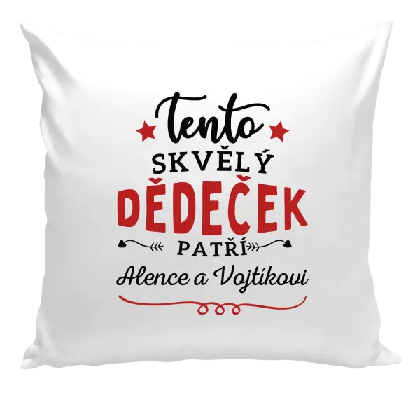 Polštář Tento skvělý dědeček patří