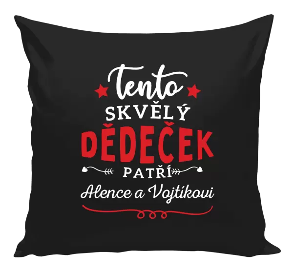 Polštář Tento skvělý dědeček patří