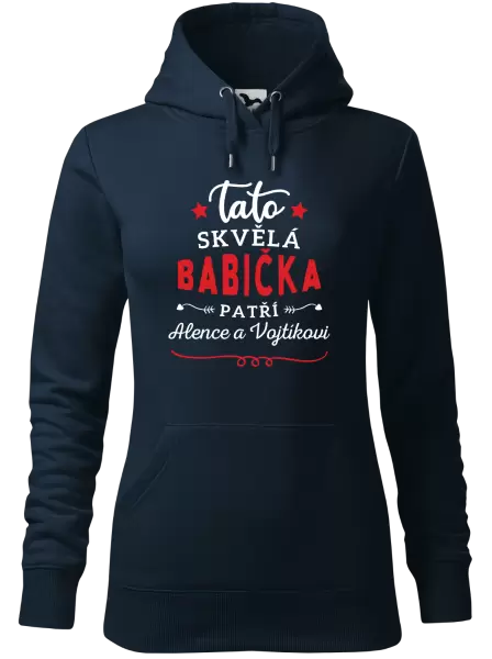 Dámská mikina Tato skvělá babička patří