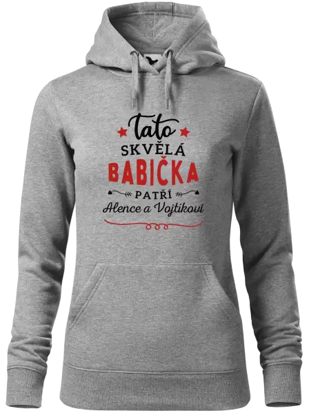 Dámská mikina Tato skvělá babička patří