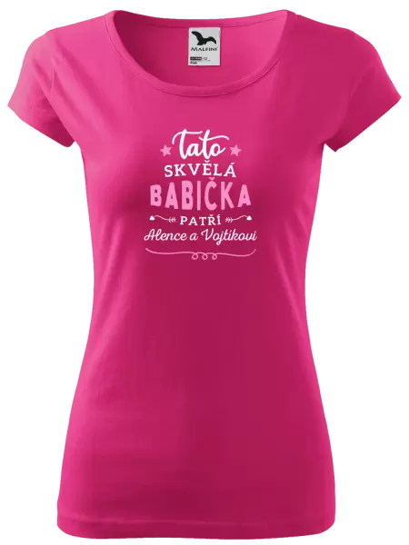 Dámské tričko Tato skvělá babička patří