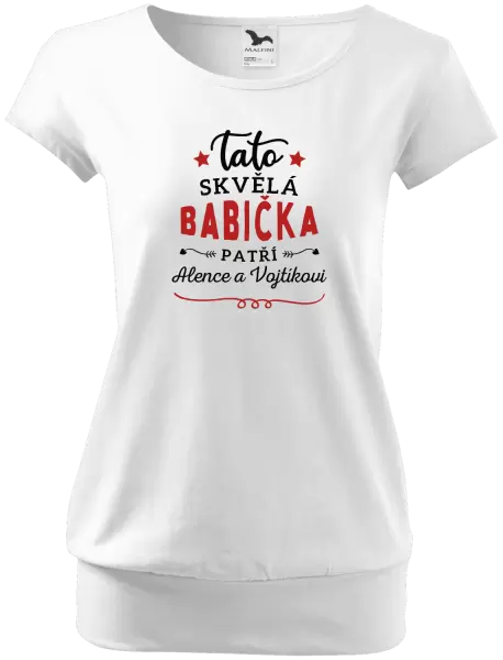 Dámské tričko Tato skvělá babička patří