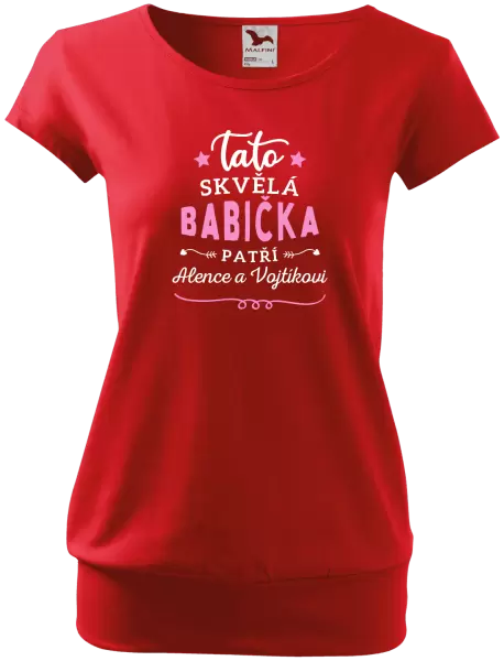 Dámské tričko Tato skvělá babička patří