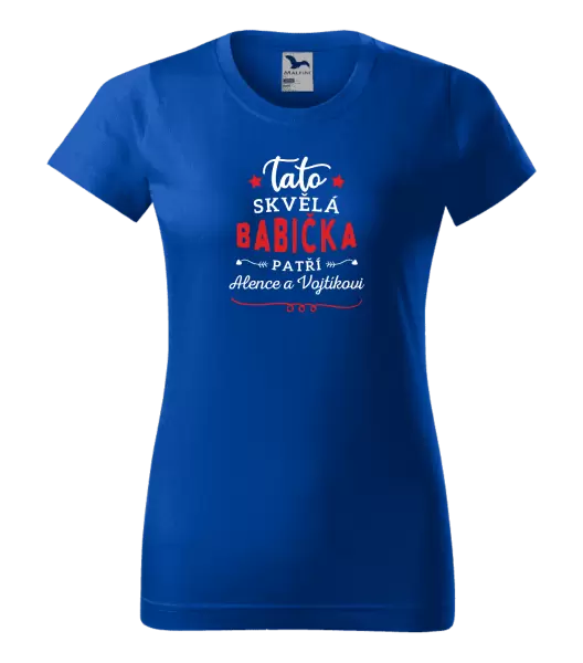 Dámské tričko Tato skvělá babička patří