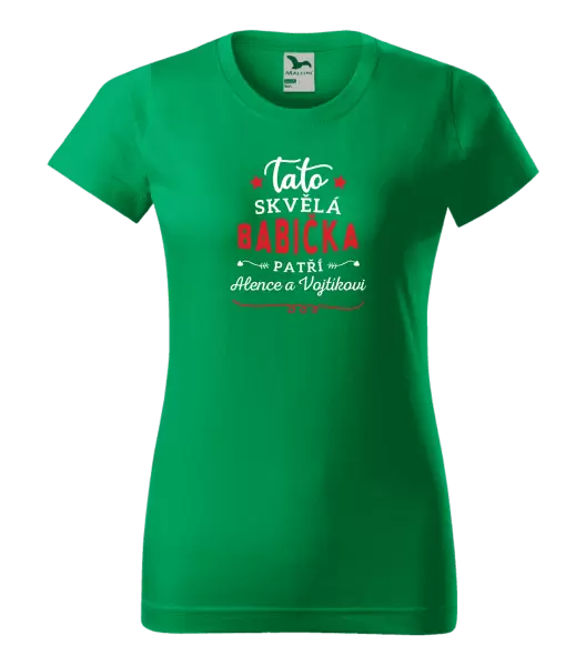 Dámské tričko Tato skvělá babička patří