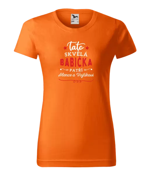 Dámské tričko Tato skvělá babička patří