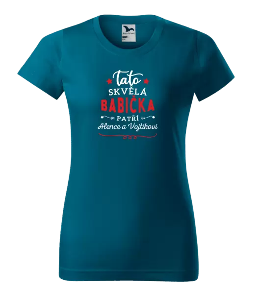 Dámské tričko Tato skvělá babička patří