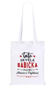 Látková taška Tato skvělá babička patří