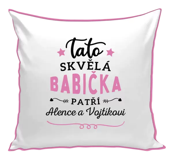 Polštář Tato skvělá babička patří