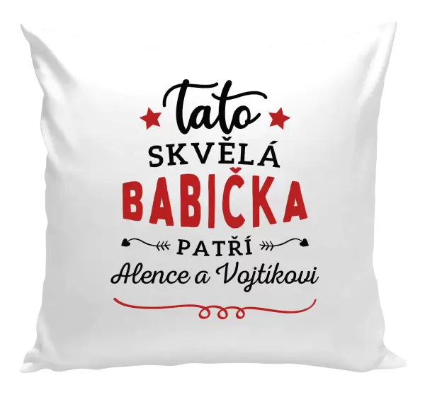 Polštář Tato skvělá babička patří