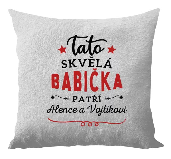 Polštář Tato skvělá babička patří