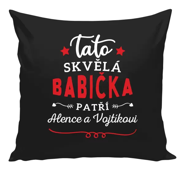 Polštář Tato skvělá babička patří