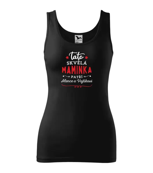 Dámské tílko Tato skvělá maminka patří 