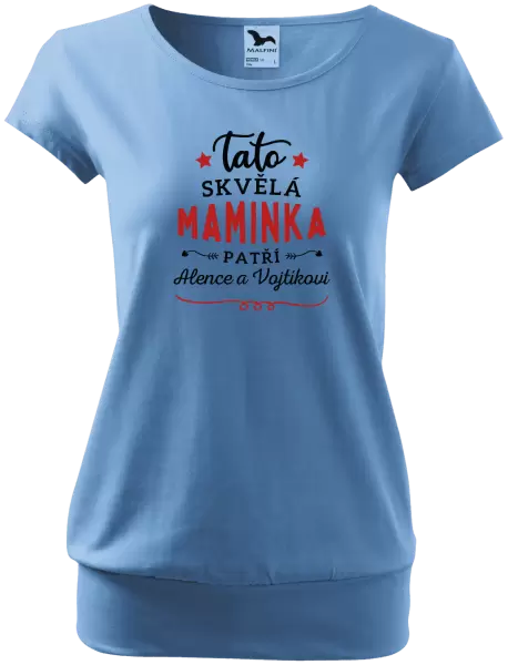 Dámské tričko Tato skvělá maminka patří 