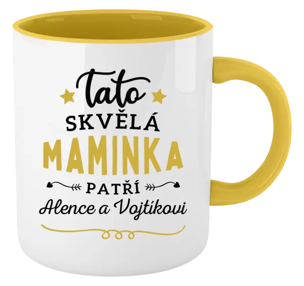 Hrnek Tato skvělá maminka patří 