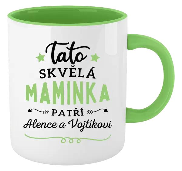 Hrnek Tato skvělá maminka patří 
