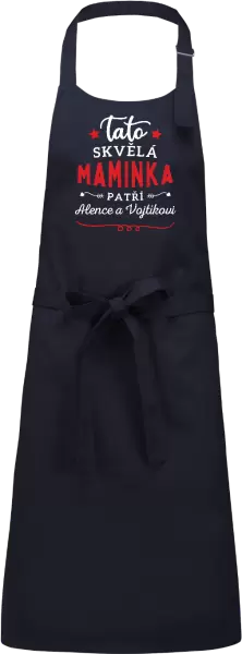 Zástěra Tato skvělá maminka patří 