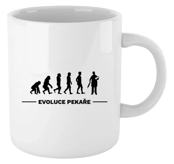 Hrnek Evoluce - pekař