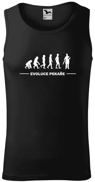 Pánské tílko Evoluce - pekař