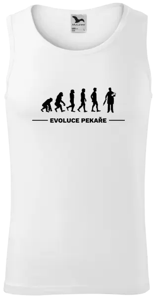 Pánské tílko Evoluce - pekař