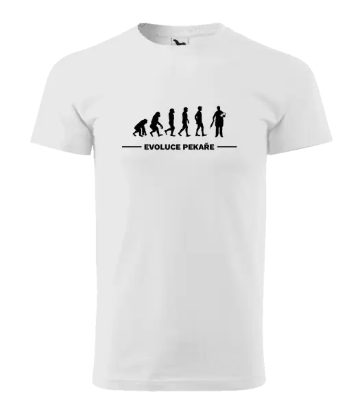 Pánské tričko Evoluce - pekař