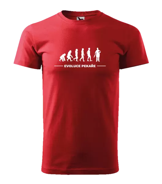 Pánské tričko Evoluce - pekař