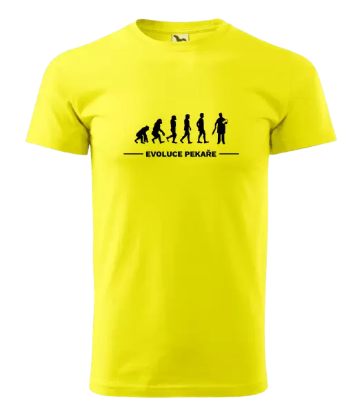 Pánské tričko Evoluce - pekař